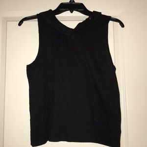 Black tank top